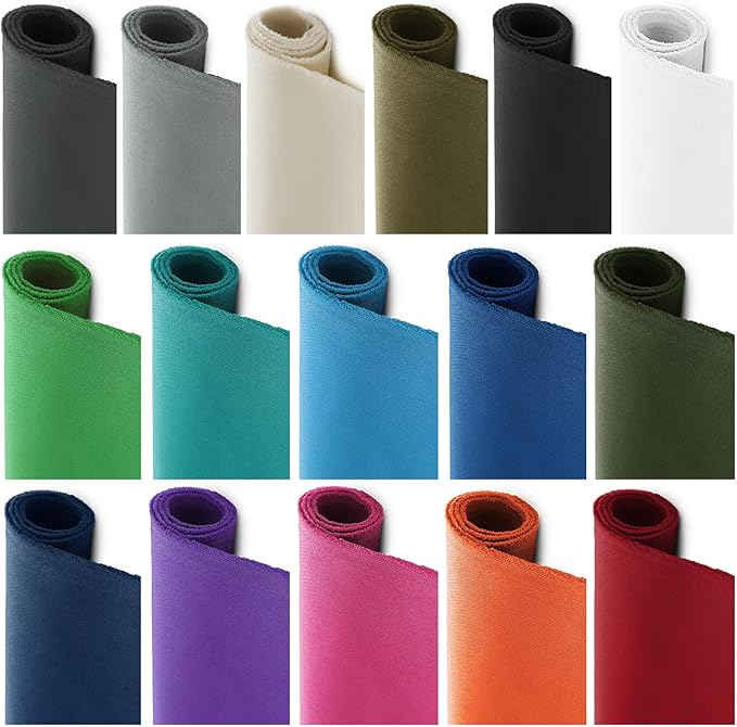 1200D Thicken Waterproof Canvas Fabric by The Yard 58" W Water-Resistant Polyester Fabric Heavy Duty Outdoor Upholstery Material for Chair Patio Cushion Furniture Cover Sewing DIY, 1 Yard Sky Blue