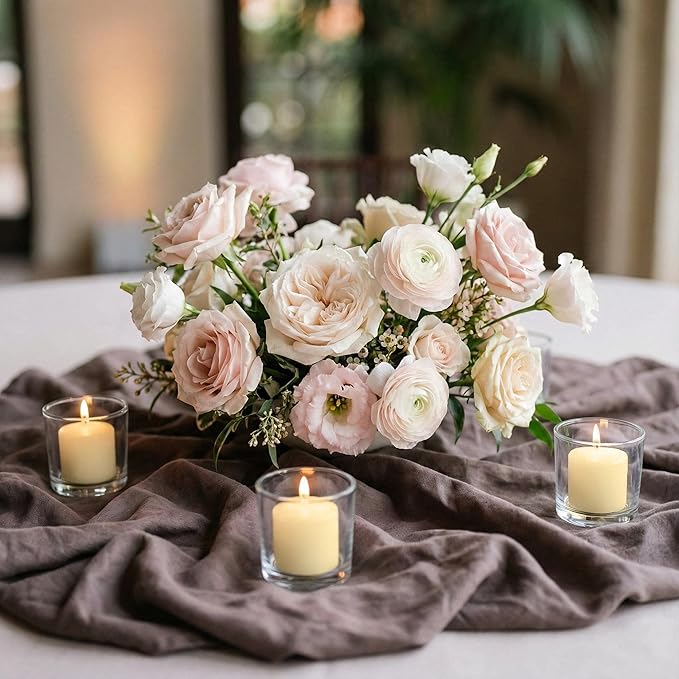 Votive Candles Unscented Candles for Wedding Centerpieces Ivory, Pack of 72 Dripless Wax for Parties, Aromatherapy, Devotional, Home Décor, Spas & Holiday Gifts – Royal Imports