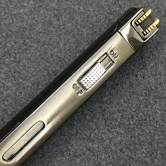 5 Pack Butane Torch Lighter Jet Flame Lockable Portable Adjustable Lighter with Fuel Visible Tank No Gas (5 Colors)