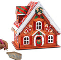 Party Ready 3D Diamond Painting Gingerbread House Christmas Cabin Kit – DIY Holiday Décor, Full Drill Mosaic Art, Festive Craft Kit (Gingerbread House 3)
