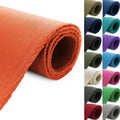 Thickened Waterproof Canvas Fabric by The Yard, 1200D 58" W Outdoor Upholstery Material Heavy Duty Fabric Water Resistant Sewing Material for Chair Patio Cushion Purse Bag, 3 Yard Orange