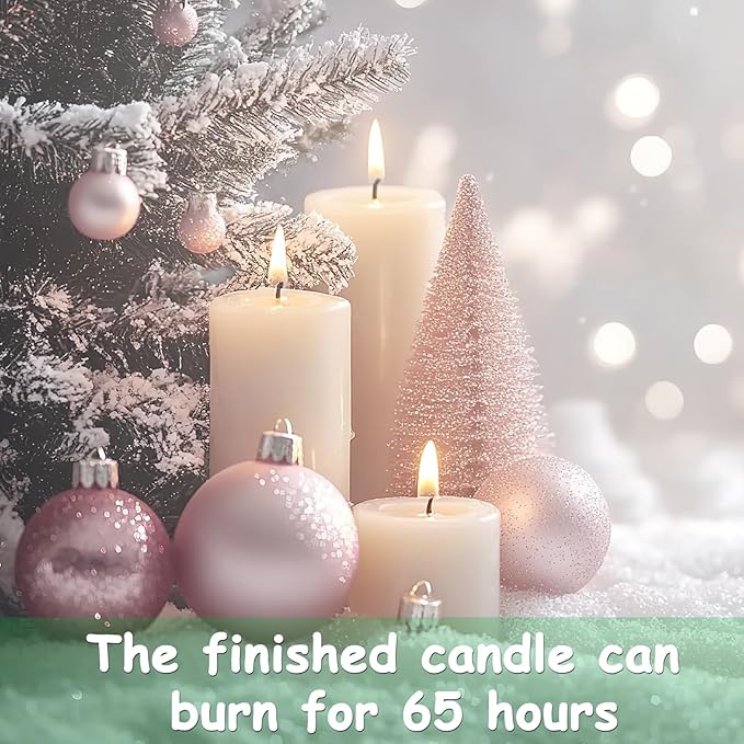 3 x 6Inch 65 Hours Wax Pillar Candle Mold Large Cylinder Silicone Candle Mold Cylinder Resin Casting Mould Long Cylinder Silicone Mold for Candle Home Decoration