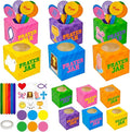 Cinrobiye 24 Set Prayer Box Craft Kits DIY Religious Prayer Jar with Popsicle Stick DIY Family Prayer Handmade Paper Box for Sunday School Home Church Activities Christian Prayer Party Favor Supplies