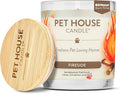 One Fur All Pet House Candles, Long Lasting, Clean Burning, Soy Wax Scented Candles for Pet Odor, Fireside