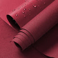ANMINY 100% Waterproof Outdoor Fabric 8 Yards, 58" W 600D Marine Canvas Fabric with PVC Backing, Ripstop Upholstery Material by The Yard for Furniture Boat Covers Tent Awning, Wine Red