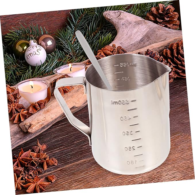 SEWOART 1Set Scented Candle Making Kit Complete Candle Making Tools with Wax Melting Cup for Homemade Candles for Beginners and Craft Enthusiasts