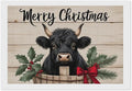 AIVKIEJK Diamond Painting Kits for Adults - Highland Cow Merry Christmas Painting DIY 5D Full Drill Diamond Dots Paintings with Diamonds Gem Art and Crafts Home Decor 8"x12"
