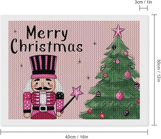 AIVKIEJK Diamond Painting Kits for Adults - Christmas Tree Painting DIY 5D Full Drill Diamond Dots Paintings with Diamonds Gem Art and Crafts Home Decor 12"x16"