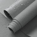 ANMINY 100% Waterproof Outdoor Fabric 10 Yards, 58" W 600D Marine Canvas Fabric with PVC Backing, Ripstop Upholstery Material by The Yard for Furniture Boat Covers Tent Awning, Light Gray
