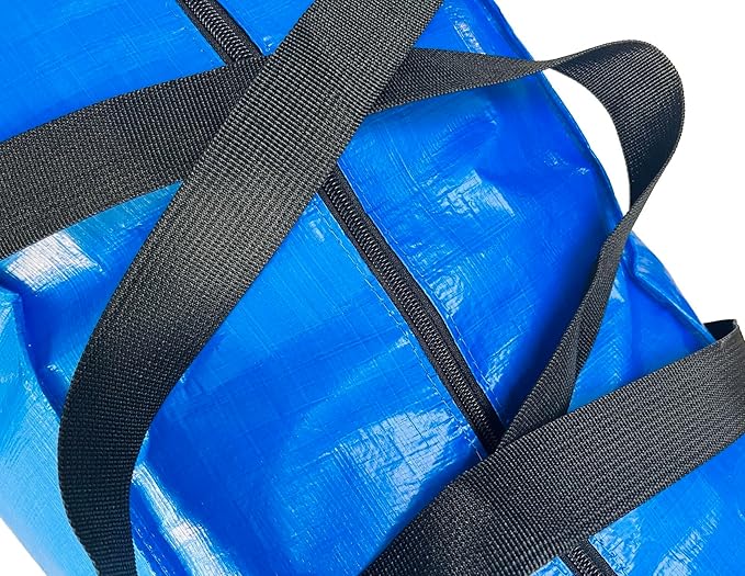 60 Gallon Extra Large Storage Bags, Jumbo Moving Storage Bags Heavy Duty, Foldable Big Blue XL Duffle Bag for Travel,Christmas Tree Bag