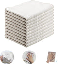 Choicy Microfiber Cleaning Cloth Reusable Cleaning Cloths Cleaning Rags 10Pcs 12×16inch Lint Free Dish Cloths No Odor Fish Scale Microfiber Towels for Cars Glass Windows Mirrors Kitchen (Beige)