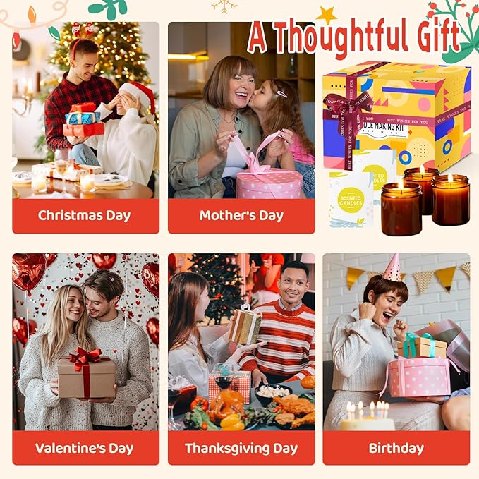 WcoDusak Candle Making Kit for Adults & Beginners, All-in-One DIY Soy Candle Making Kit with Electric Wax Melter, Create Cozy, Handmade Candles for Home Decor & Thoughtful Gifts