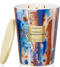 M&SENSE Large Soy Vanilla Sandalwood Scented Candle, 35oz 150 Hours 3-Wick Non-Toxic Candles, Warm Cozy Housewarming Gift, Mothers Day Decor for Home Relaxation