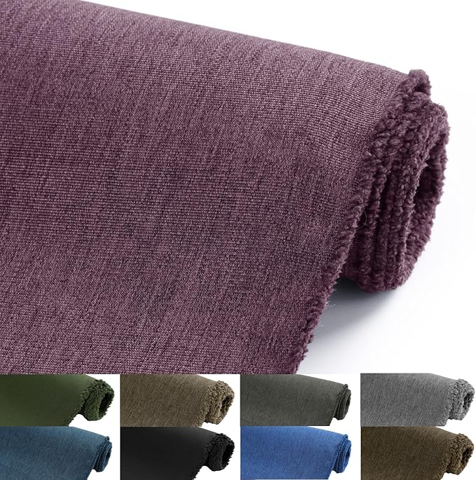 Waterproof Canvas Fabric by The Yard, 58inch 600D Upholstery Fabric Polyester Material Outdoor Water Resistant Material for Sewing Chair Patio Cushion Bag Sofa Seat Repair, 2 Yard Pink Purple