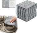 30PCS Double Side Non Scratch Wire Dishcloths,Reusable Multipurpose Wire Dishwashing Rags for Wet and Dry,Reusable Metal Scrubbing Pads Sponge Cloths for Kitchen, Sinks, Pots, Pans (Style B,10pcs)
