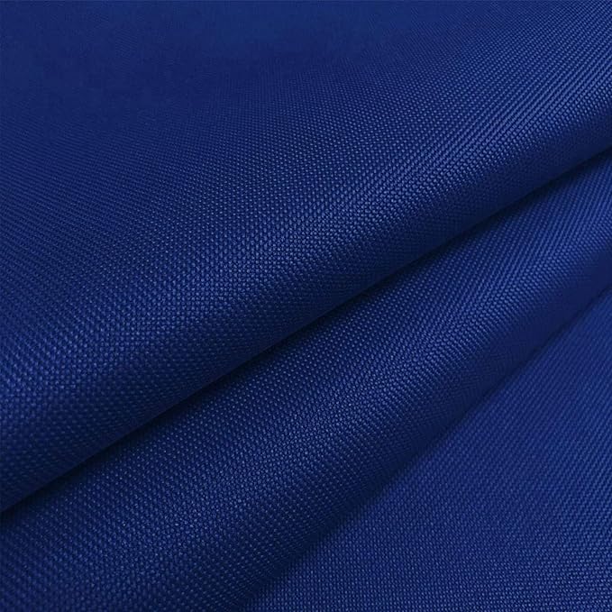 Foreate Waterproof Canvas Fabric by The Yard 600D Upholstery Fabric for Chairs 58" Wide Indoor Outdoor Water Resistant Canvas Polyester Material Sewing DIY Cloth, 3 Yards Royal Blue