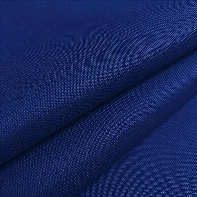 Foreate Waterproof Canvas Fabric by The Yard 600D Upholstery Fabric for Chairs 58" Wide Indoor Outdoor Water Resistant Canvas Polyester Material Sewing DIY Cloth, 15 Yards Royal Blue