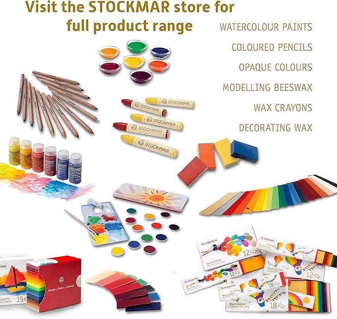 Stockmar Decorating Beeswax - 12 Pack (Crimson Red)