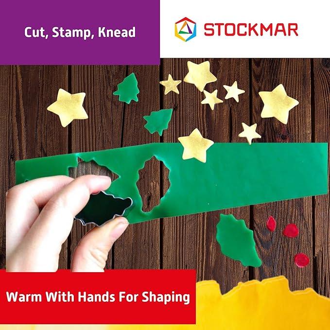 Stockmar Decorative Beeswax Sheets – 12 Assorted Colors for Candle Decorating, DIY Craft Projects, Wax Modeling, Handmade Crafts, Art Supplies, Scrapbooking, Holiday Decorations
