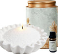 Aufien Candle Sand with Wicks, 14 Oz Pearled Candle, DIY Bead Powder Sand Wax Making kit Refillable Non Toxic for Handmade, Mother's Day Wedding and Halloween Christmas Decorations