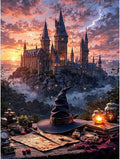 Castle Stamped Cross Stitch Kits for Adults - Embroidery Kits for Beginners Adults,11 CT Patterns Dimensions Counted Cross Stitch Kits for Adults Arts Craft 12x16 inch