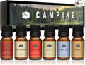 P&J Trading Fragrance Oil Camping Set | Campfire, Smores, Dirt, Fresh Cut Wood, Night Air, and Cedar Candle Scents for Candle Making, Freshie Scent, Soap Making Supplies, Diffuser Oil Scents