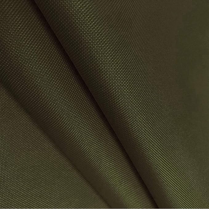 Foreate Waterproof Canvas Fabric by The Yard 600D Upholstery Fabric for Chairs 58" Wide Indoor Outdoor Water Resistant Canvas Polyester Material Sewing DIY Cloth, 3 Yards Army Green