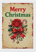 AIVKIEJK Diamond Painting Kits for Adults - Merry Christmas Santa, Holly & Vintage Painting DIY 5D Full Drill Diamond Dots Paintings with Diamonds Gem Art and Crafts Home Decor 8"x12"