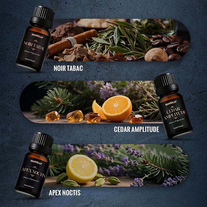 Luxury CEO Man Essential Oils Set,Men Essential Oils for Diffusers for Home,Gift for Men & Father, Masculine Fragrance Oils for Candle & Soap Making, Confident Aromatherapy Oils Kit
