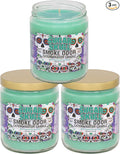 Smoke Odor Exterminator 13 oz Jar Candles (Sugar Skull, 3) Set of Three Candles.