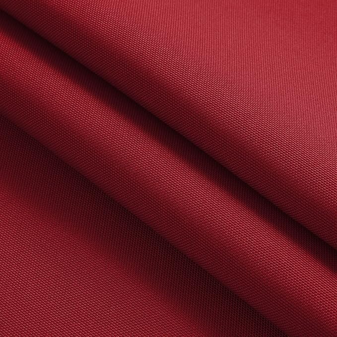 Thickened Waterproof Canvas Fabric by The Yard 1200D 58" W Outdoor Upholstery Material Heavy Duty Fabric Water Resistant Sewing Material for Chair Patio Cushion Purse Bag 5 Yard Red