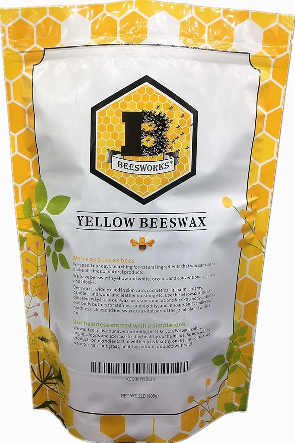 Beesworks Yellow Beeswax Pellets - 2 lb