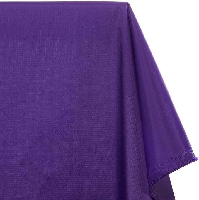 Ottertex Nylon Ripstop Fabric Waterproof Heavy Duty Outdoor Lightweight By The Yard Wholesale - Purple (10 Yards)
