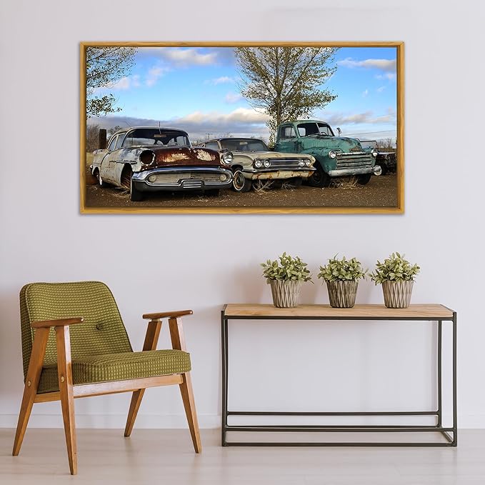 Pixy Canvas Floater Frame 11x14 for 3/4 (0.75) inch Deep Canvas Paintings/Canvas Prints/Wood Canvas Panels/Wall Art/Wall Decor/Home Decor/Artwork (Natural Oak, 11 x 14 inch, Landscape)