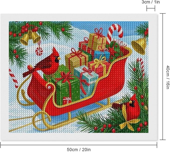 AIVKIEJK Diamond Painting Kits for Adults - Christmas Celebration Halloween Painting DIY 5D Full Drill Diamond Dots Paintings with Diamonds Gem Art and Crafts Home Decor 16"x20"