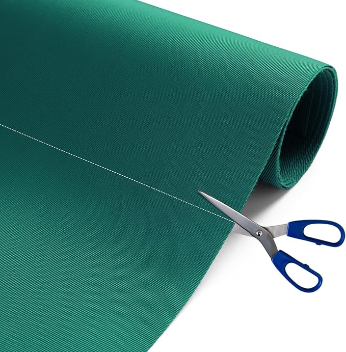Nylon Fabric, 58" W 420D Waterproof Fabric 5 Yard Ripstop Nylon Material Outdoor Upholstery Twill Sewing Material for Patio Chair, Lining, Cushion, Purse, Tote Bag, Tent, Tarp Cover, DIY Project Teal