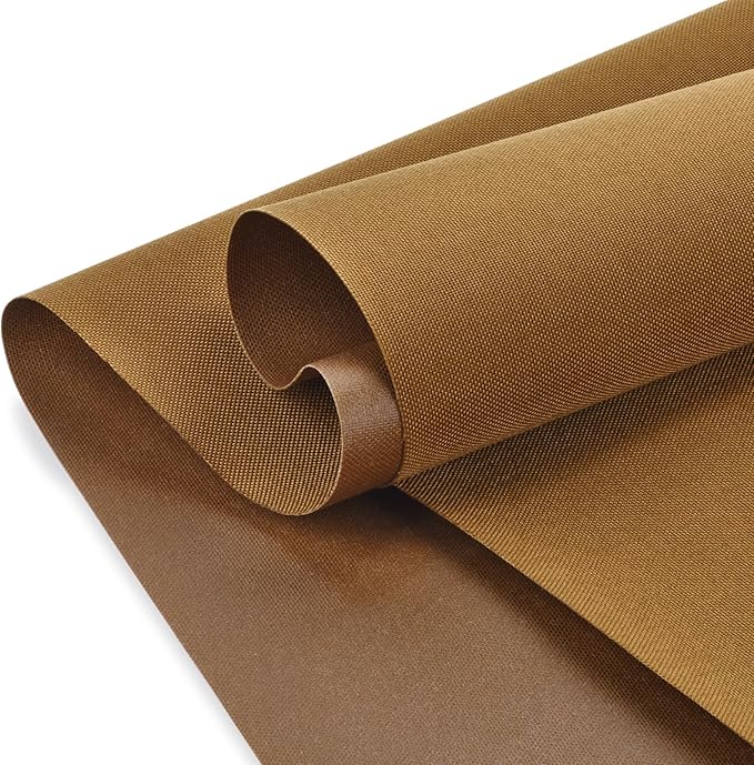 Waterproof Canvas Fabric - 58" Wide 1000D Upholstery Polyester Material - Durable Indoor Outdoor Water Resistant Fabric for Furniture Cover Cushion Home Awning Tent (Coyote Brown, 1 Yard)