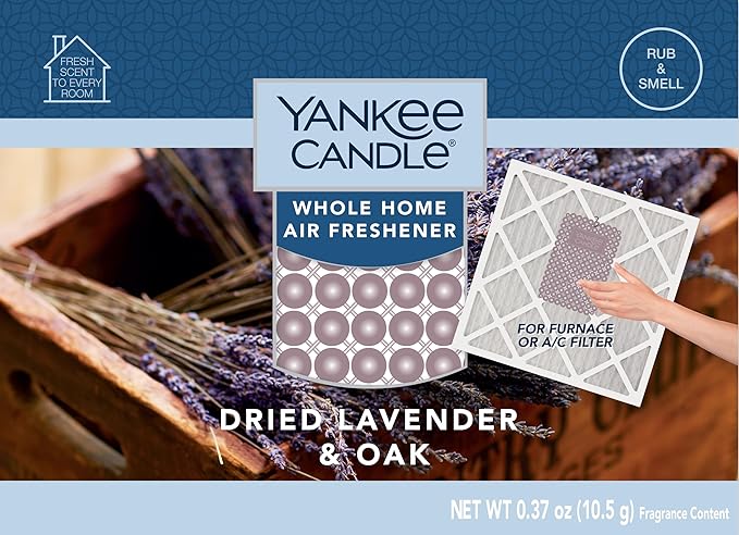Yankee Candle Dried Lavender & Oak Whole Home Air Freshener (Pack of 4)