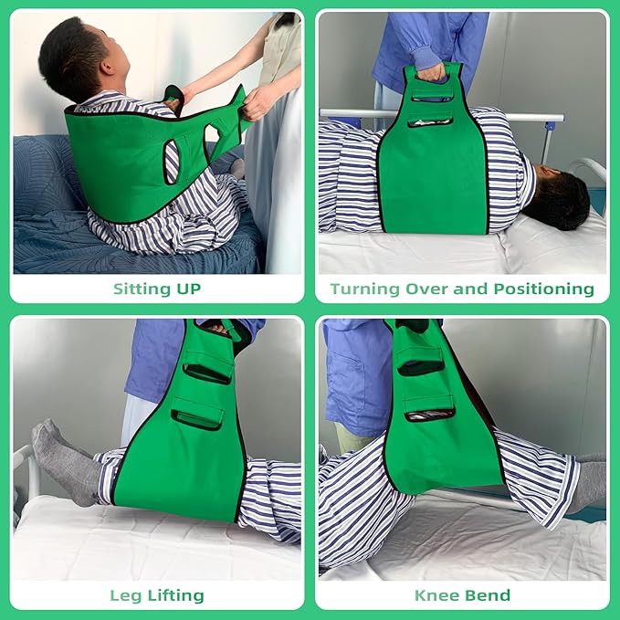 Transfer Sling, Lift Assist Gait Belts for Seniors, Transfer Belt for Elderly and Disabled, Bed Assist Mobility Belt for Patient Care