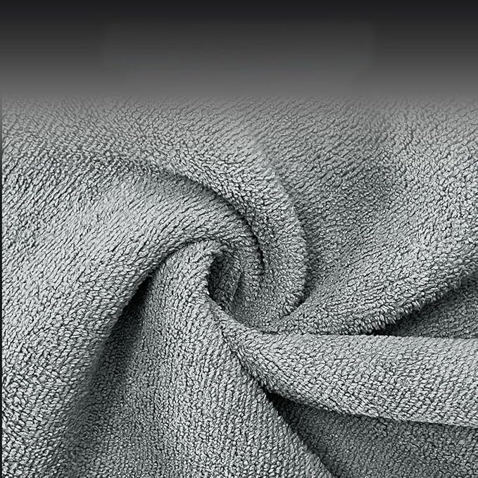 Car Interior Suede Cleaning Towel for Sonata SEL 2024, Ultra Soft High Absorbent Lint Free Scratchless Auto Detail Cloth Grey,XS30cm×30cm