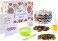 KRAFTSTORIES Turkish Mosaic DIY Candle Holder Kit - Glass Decorative Tealight for Living Dining Room Bedroom | Make Your Own Mosaic | Craft Kits for Adults (Multicolor - MA03)