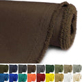 Waterproof Canvas Fabric by The Yard 58inch 600D Upholstery Material Polyester Fabric Outdoor Water Resistant Fabric for Sewing Chair Patio Cushion Purse Bag Interior, Pre Cut 3 Yard Brown