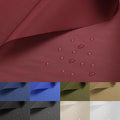 Nylon Fabric, 58" W 420D Waterproof Fabric 5 Yard Ripstop Nylon Material Outdoor Upholstery Twill Sewing Material for Patio Chair, Lining, Cushion, Purse, Tote Bag, Tent, Tarp Cover, DIY Project Red