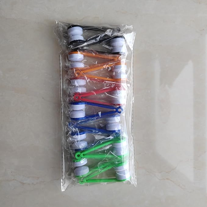 12 pcs Mini Sun Glasses Eyeglass Microfiber Spectacles Cleaner Brush Cleaning Tool（Random Color）