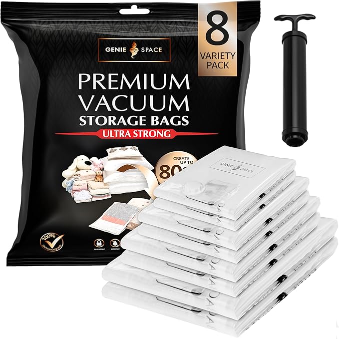 Genie Space - Premium Bags - Variety - 8 Pack