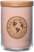 ECO CANDLE CO. Recycled Candle, Coffee Bean, 26 oz. - Scents of Coffee Beans & Hazelnut - 100% Soy Wax, No Lead, Kraft Paper Label & Lid, Hand Poured, Phthalate Free, Made from Midwest Grown Soybeans