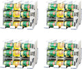 FIFO Can Tracker 4-Pack - 3-Tier Rotating Food Can Organizer for Pantry, Expandable Soda Can Storage for Kitchen, Holds 54 Cans of Food or Soda
