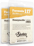 Pure Honeysuckle Wax Melts Multi Pack - Formula 117 - 2 Highly Scented 3 Oz. Bars (6 Oz. Total) - Made With Essential & Natural Oils - Flower & Floral Air Freshener Cubes Collection