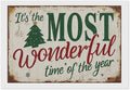 Diamond Painting Kits for Adults - Humorous Quote & Christmas Tree Most Wonderful Time of The Year Painting DIY 5D Full Drill Diamond Dots Paintings with Diamonds Gem Art And Crafts Home Decor 8"x12"