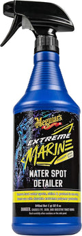 Meguiar's Extreme Marine All-Surface Detailer Spray for Comprehensive Marine Care, 32 oz, Effective Marine Water Spot Remover, Ensures a Streak-Free Shine for Gel Coats, Metals and Plastics